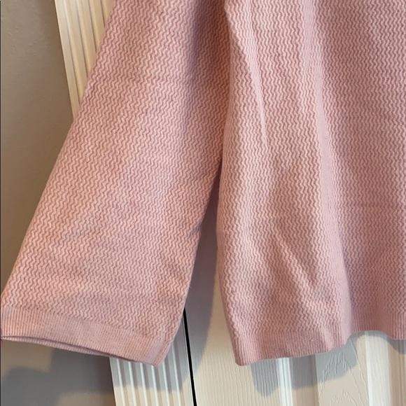 NEW LOFT lavender sweater with bell sleeve - Picture 3 of 5